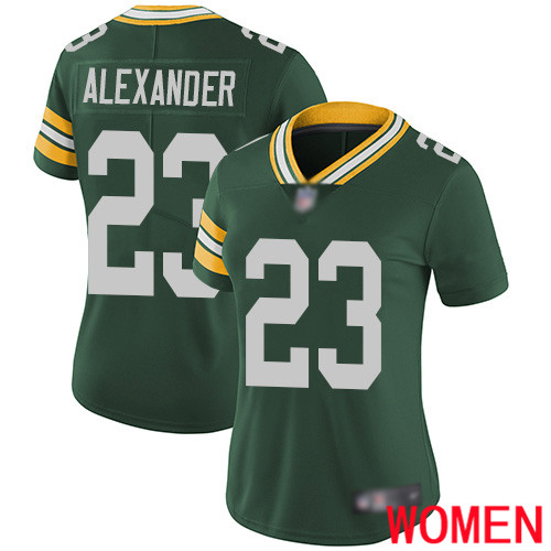 Green Bay Packers Limited Green Women #23 Alexander Jaire Home Jersey Nike NFL Vapor Untouchable->green bay packers->NFL Jersey
